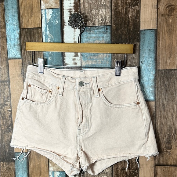 Levi's Pants - Levi's 501 button fly peach color Jean Shorts for Women